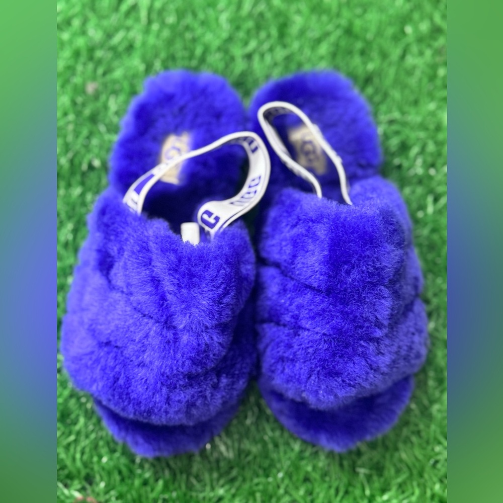 UGG Baby Girls' Fluff Yeah Slide Slipper Size 12